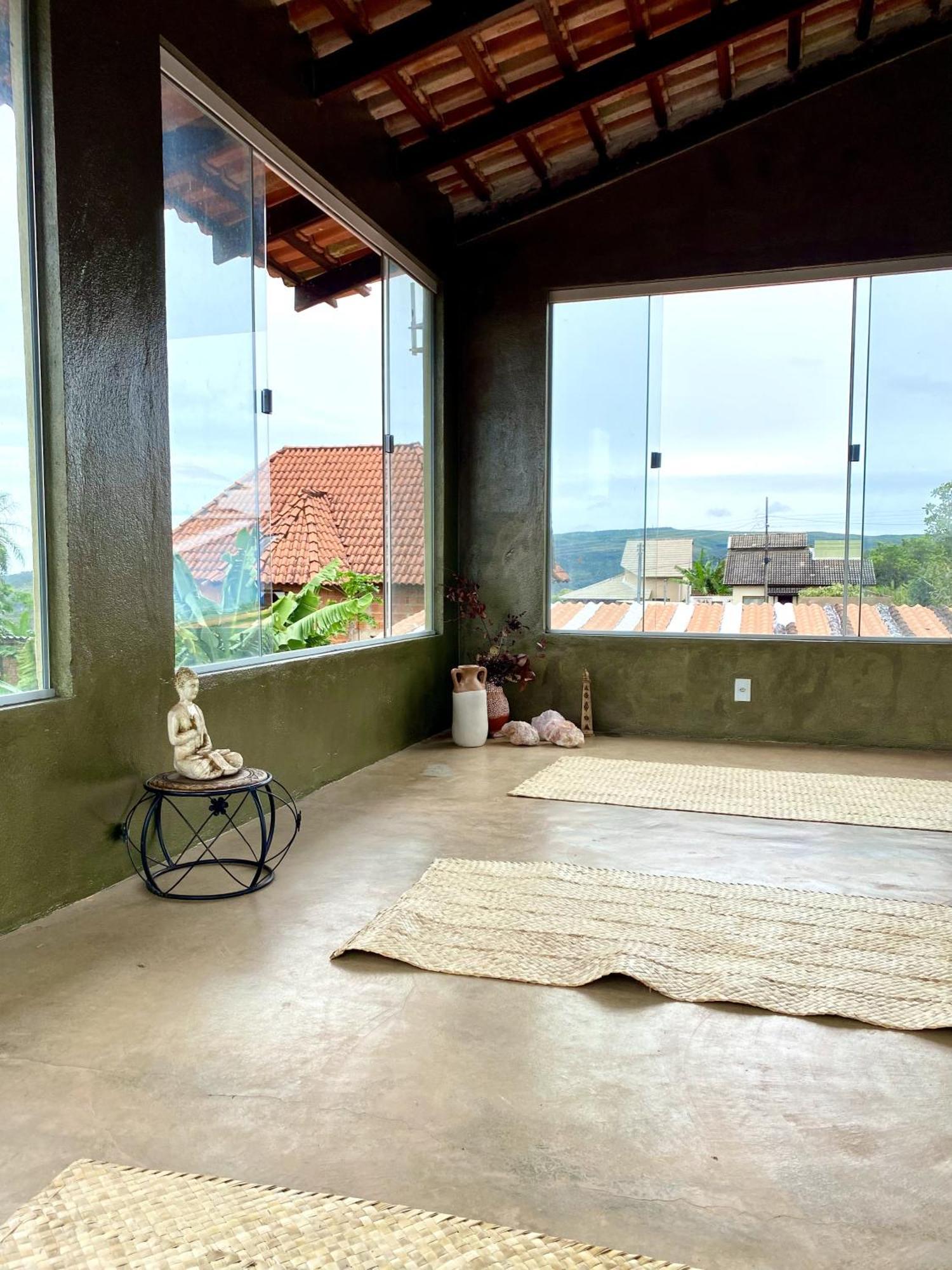 Private Cosmic Villa! 2 Homes, Yoga Room & Jacuzzi! Alto Paraíso de Goiás Eksteriør billede